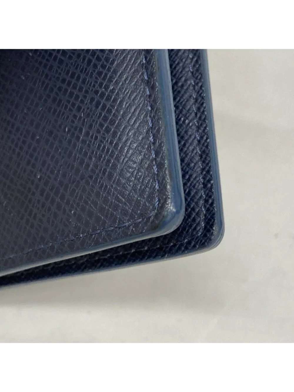 Louis Vuitton Card Case Taiga Organizer de Poche Blue